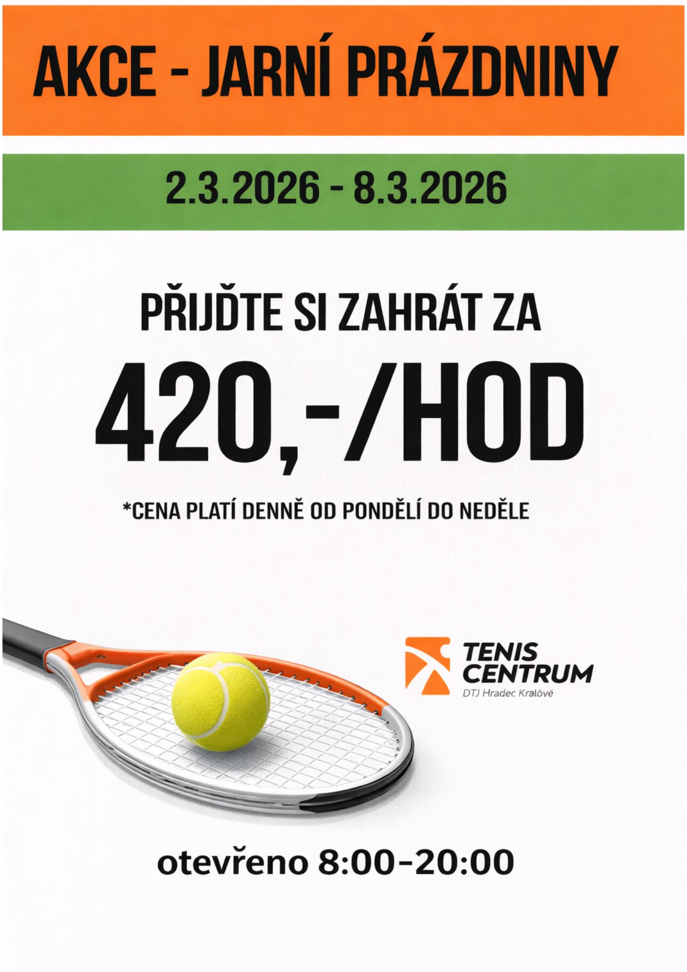 AKCE - JARNÍ PRÁZDNINY