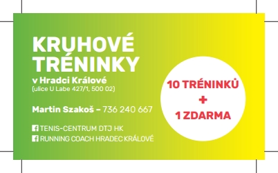 KRUHOVÉ TRÉNINKY 10 + 1 ZDARMA